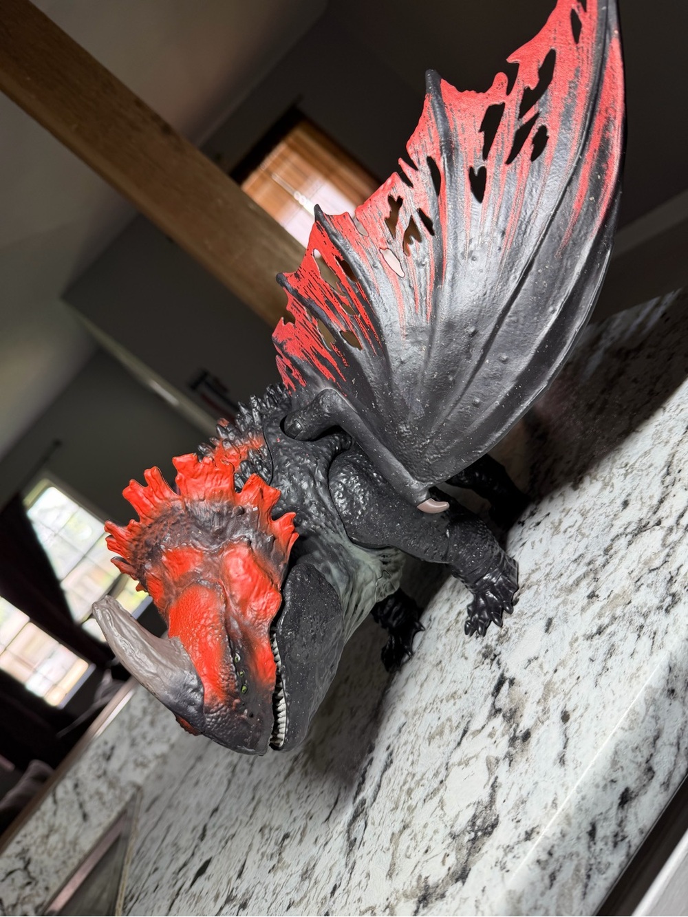 How to Train Your Dragon 2025 Volcano Island Titan Red Death Dragon With Sound